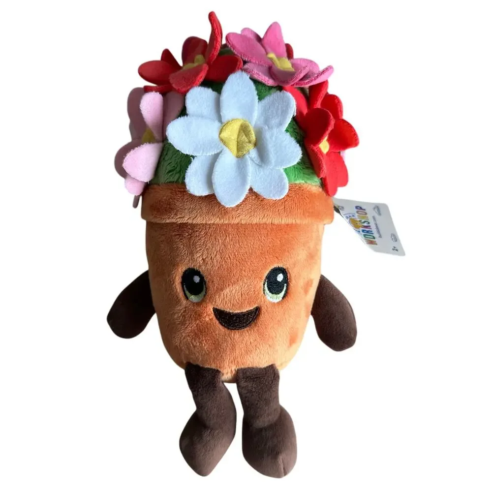 Build a Bear Buddies Mini Happy Daisies Flower Pot Stuffed Toy